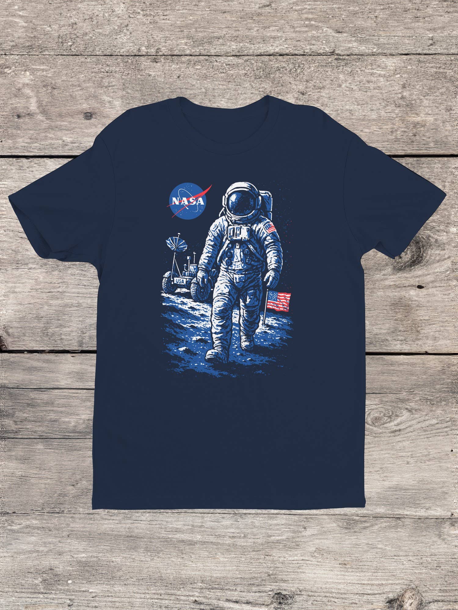 Swift Retail - Wholesale T-Shirt - Men's - NASA Astronaut Lunar Walk Design Men's T-shirt1