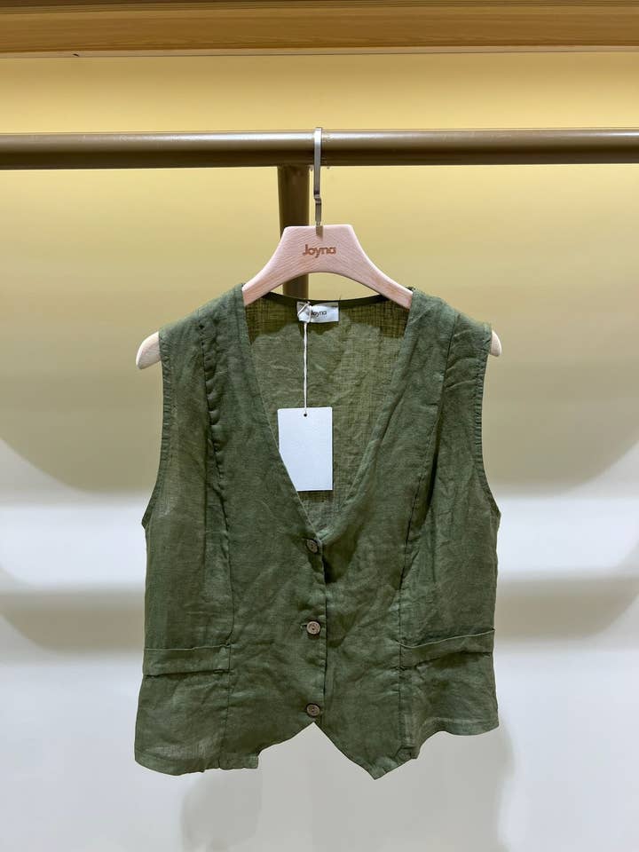 Joyna - Wholesale Suit Vest - Women's - C08894 SLEEVELESS VEST
