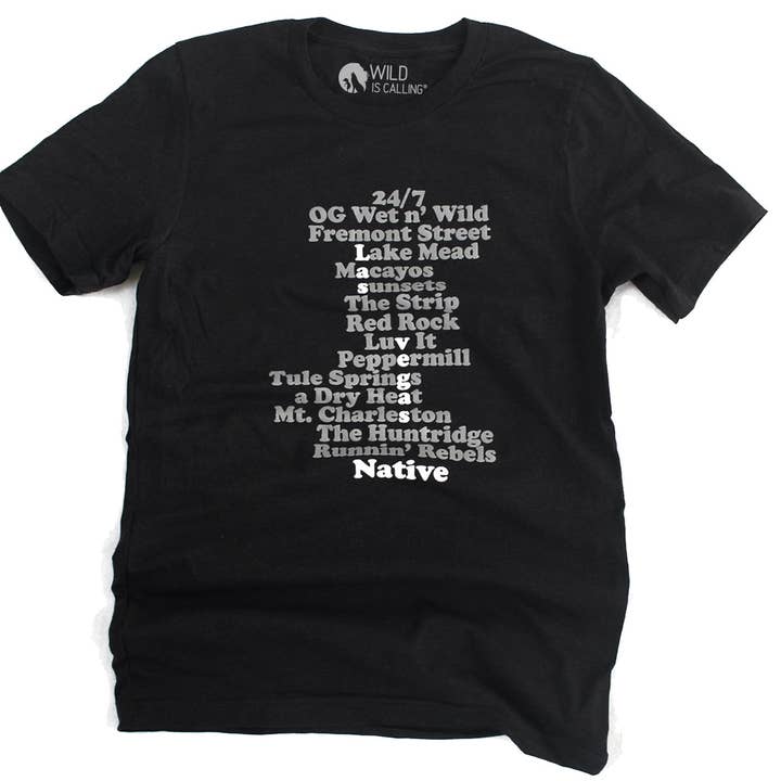 Vegas Native 2.0 T-shirt (unisex) for wholesale by Wild is Calling