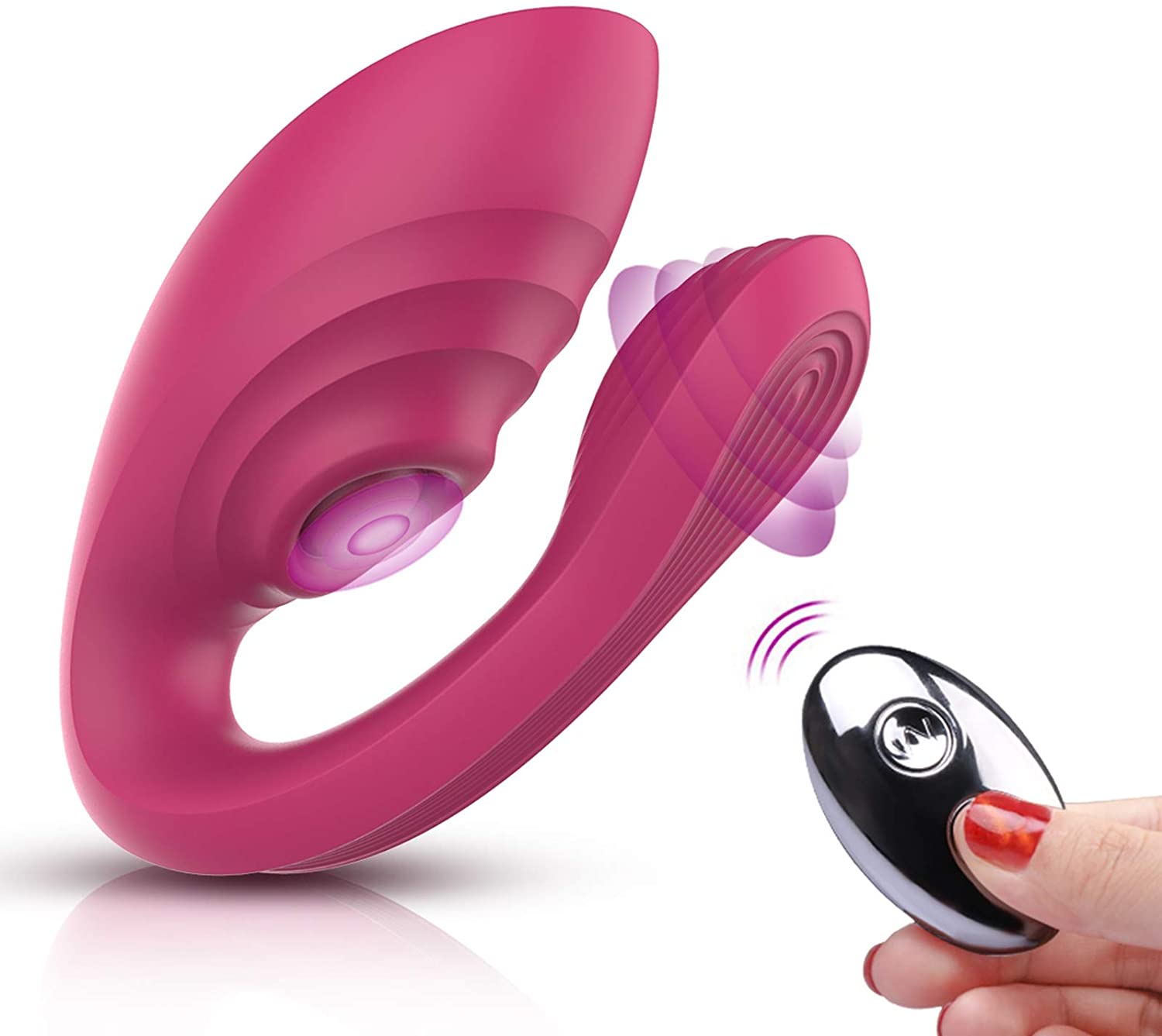 Tracy’s Dog - Wholesale Sex Toy - Tracy's Dog Nina Vibe Couple Vibrator Rose Red