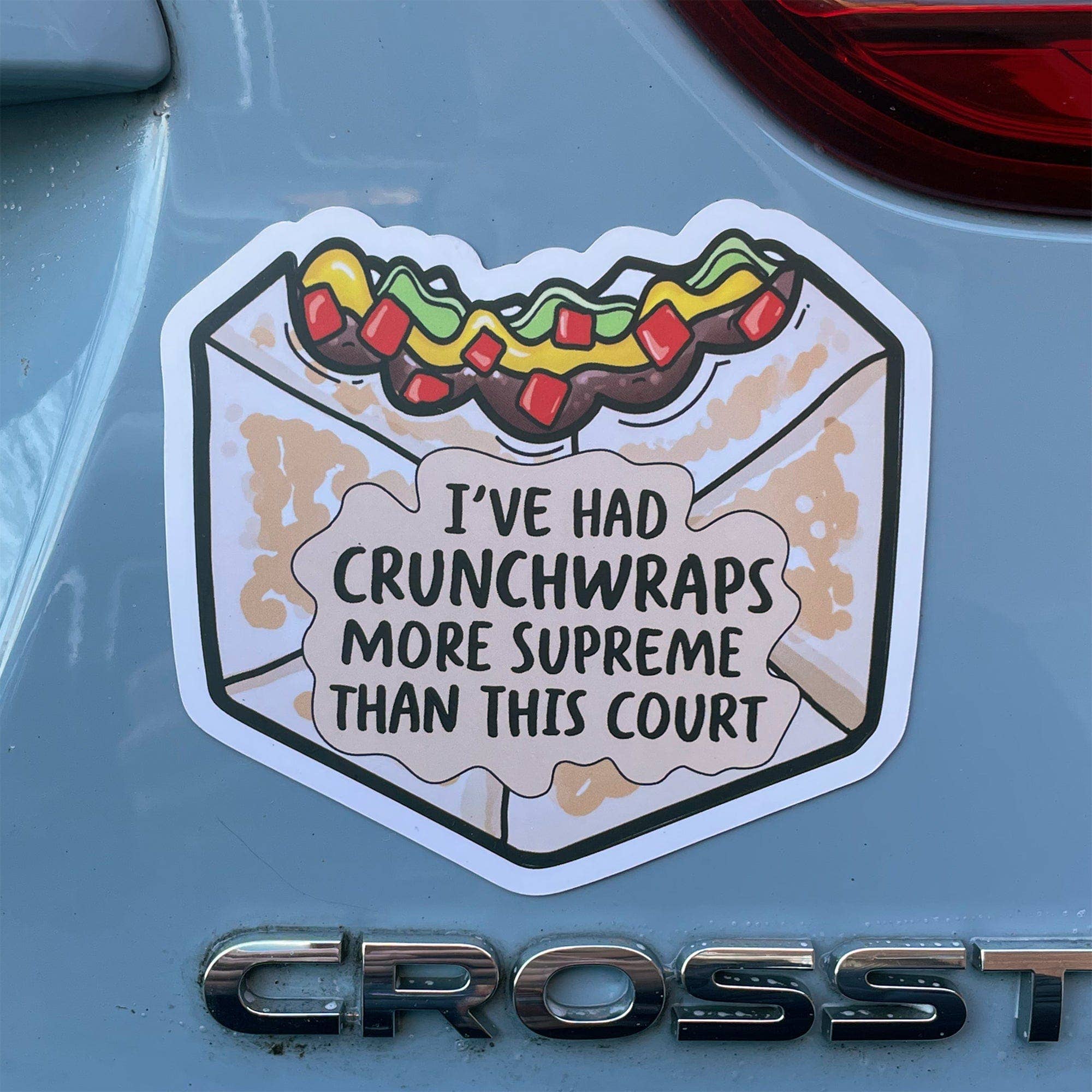 Dissent Pins - Wholesale Magnet - I’ve Had Crunchwraps More Supreme Than This Court Car Magnet