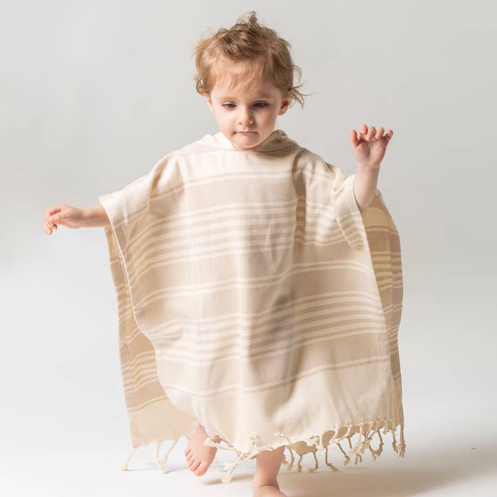 Kikoya - Wholesale Poncho Towel - Kids & Baby - Kid Hooded Poncho Surf Changing Swimming Beach Towel Toddler