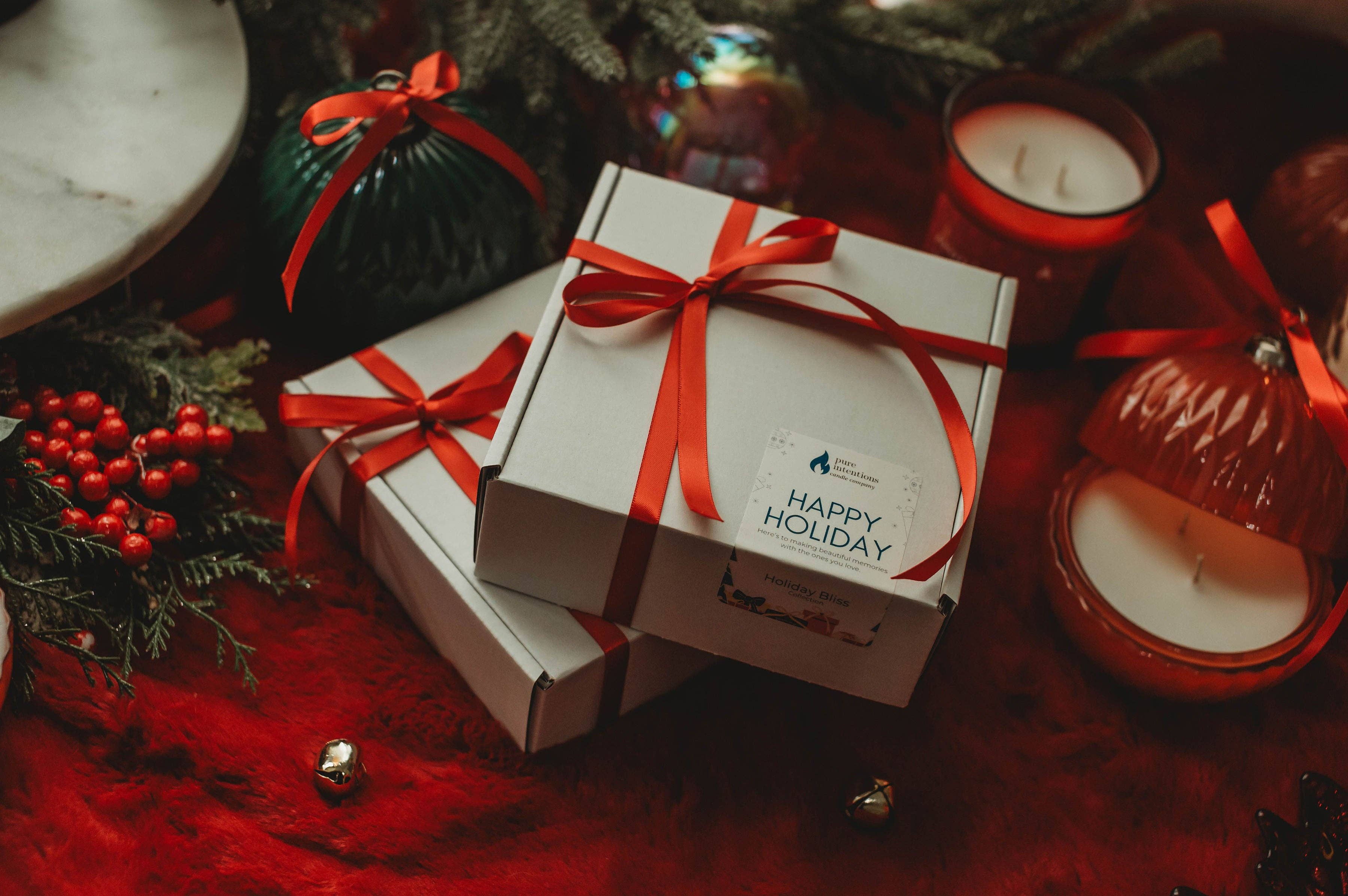 Pure Intentions Candle Company - Wholesale Travel Candles - Holiday Bliss Discovery Set4