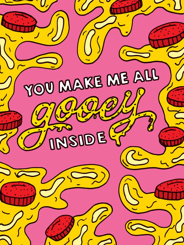 Carte Gooey pour la vente par Pinky Weber