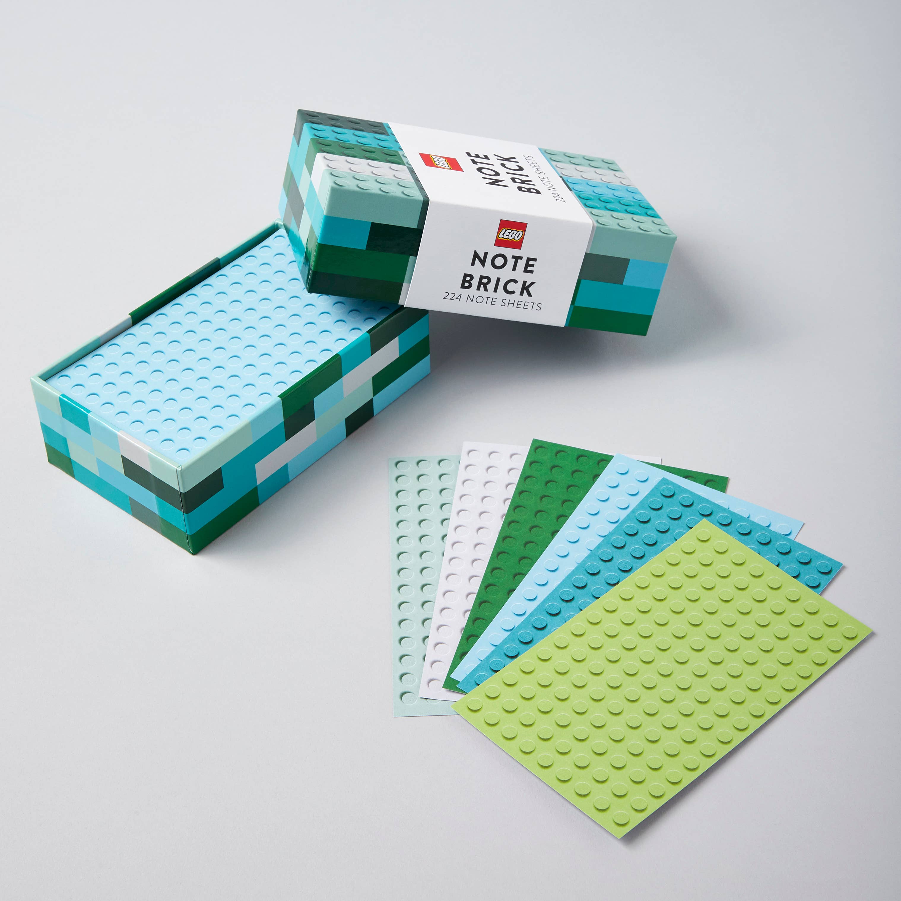 Chronicle Books - Wholesale Notepad - Lego Note Brick (Blue-Green)3