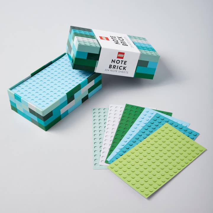 Chronicle Books - Wholesale Notepad - Lego Note Brick (Blue-Green)3