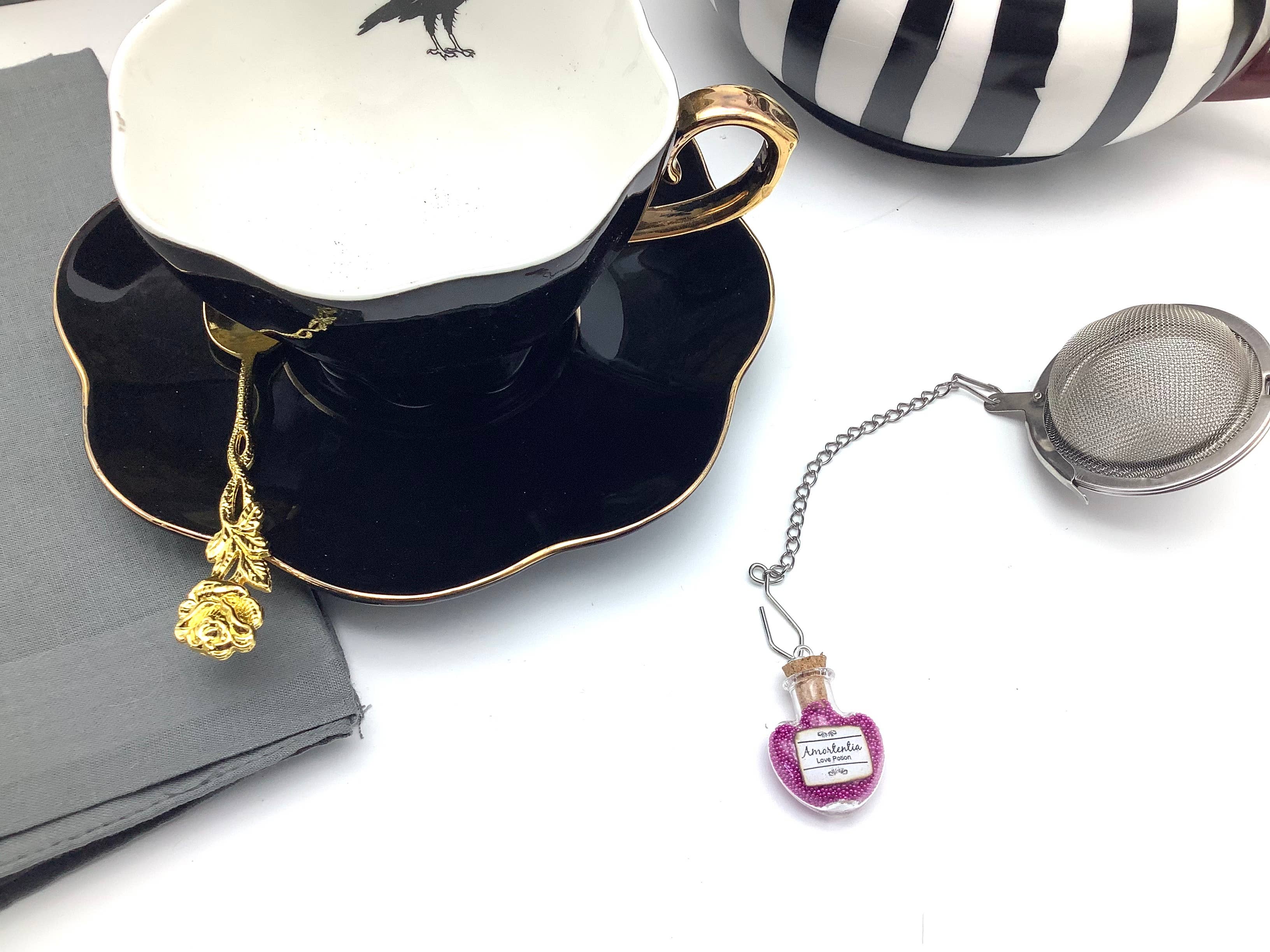 All Little Cute Things - Vendita all'ingrosso Colini/infusori da tè - Infusore a forma di palla da tè Harry Potter Amortentia Love Potion0