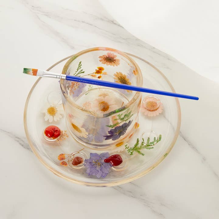 The Wine Savant / Khen Glassware – Großhandel Bastelzubehör – Becher- und Palettenset für Maler