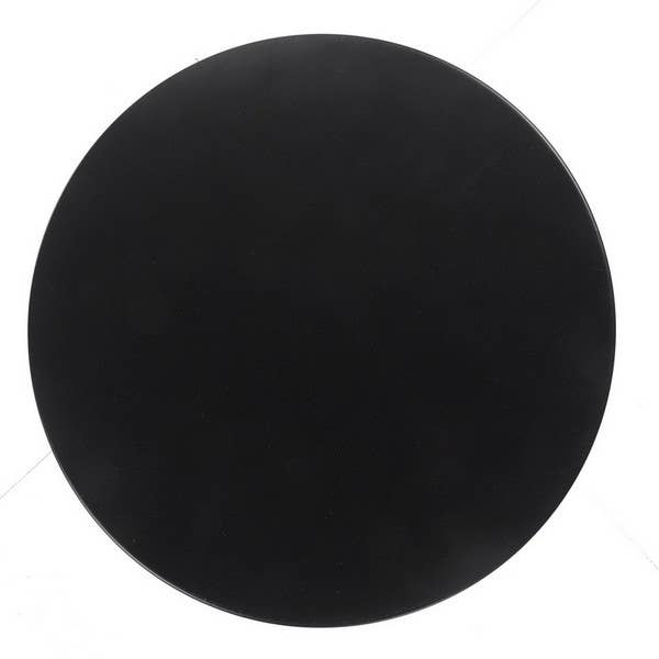 Modern Black and Gold Drum Side Table for wholesale on Faire4