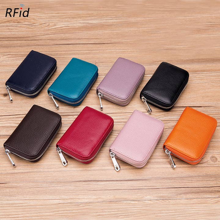 ACCITY - Wholesale Card Holder - Unisex - MULTI-FUNCTIONAL ANTI-THEFT BRUSH MAGNETIC CARD BAG_CWAB3879