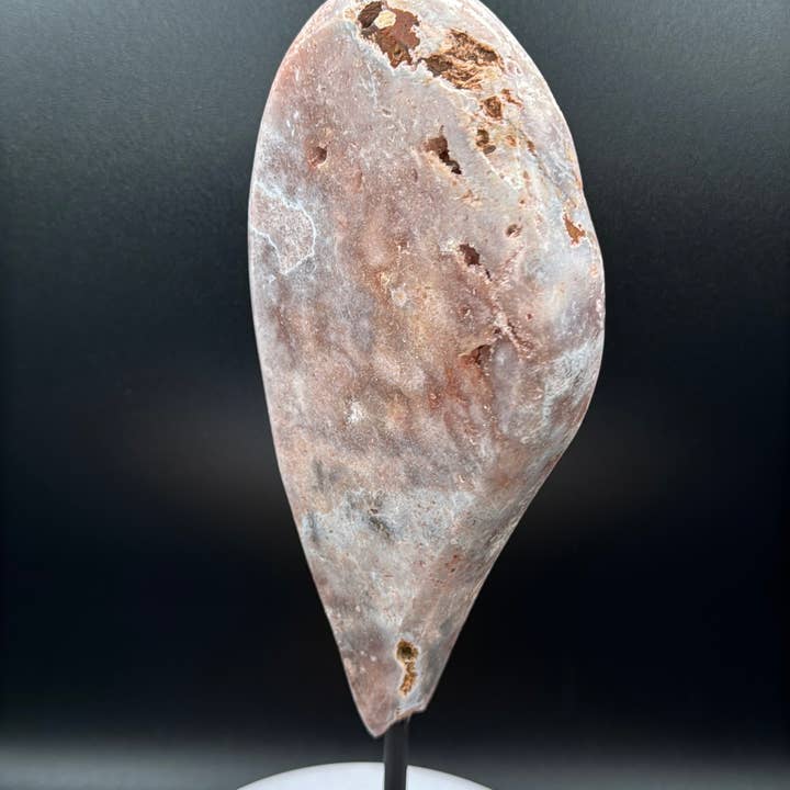 The 7 Directions - Wholesale Spiritual Stone/Crystal - Pink amethyst free form from Brazil w/ info card H2114