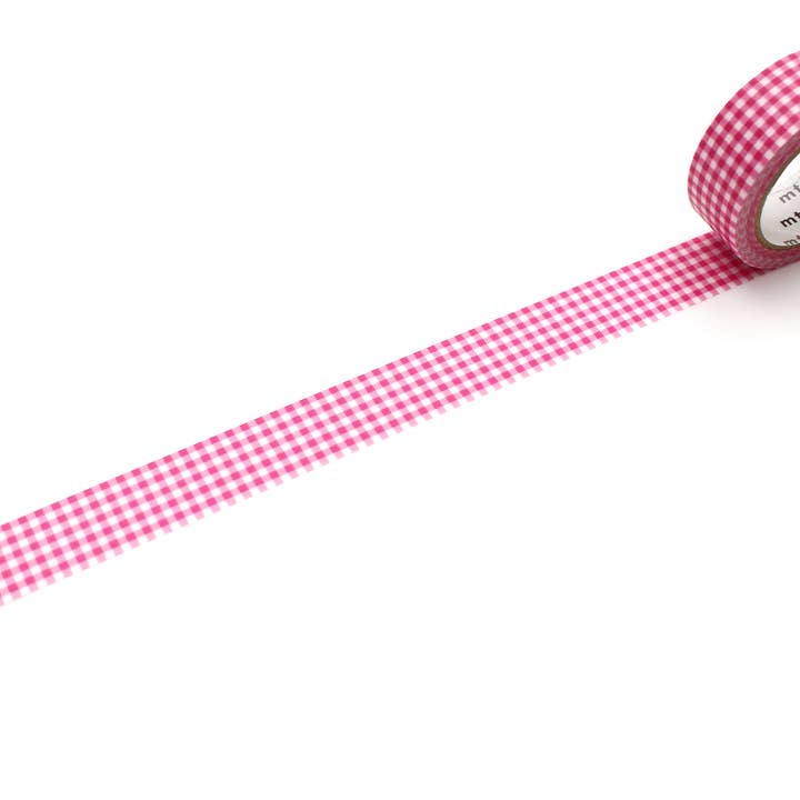 Washi Tape - pink karo Muster / mt basic MT1D564EZ für den Großhandel von mt masking tape
