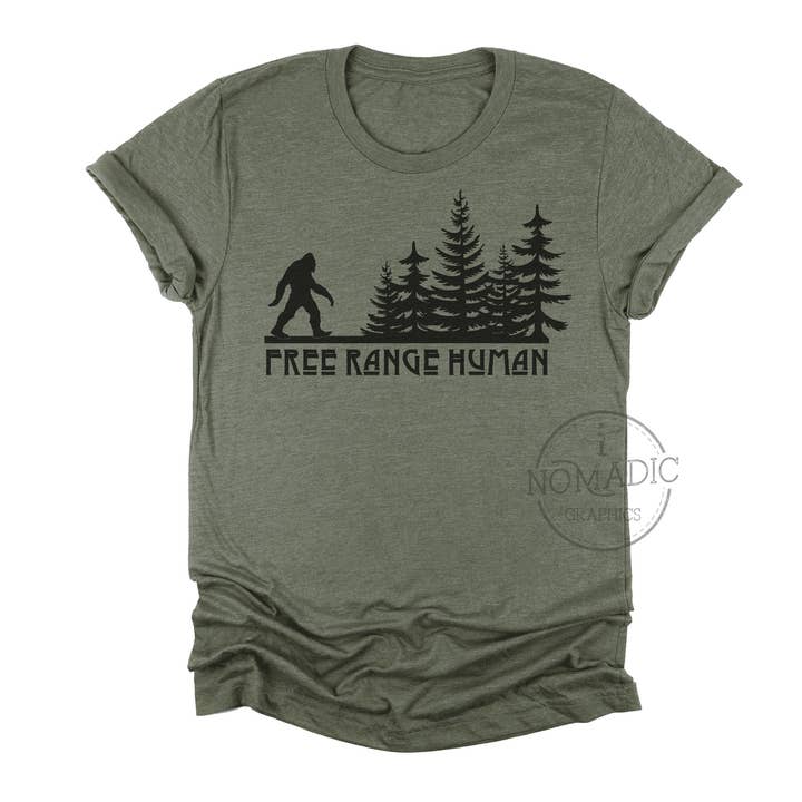 Free Range Bigfoot for wholesale by Nomadic Graphics