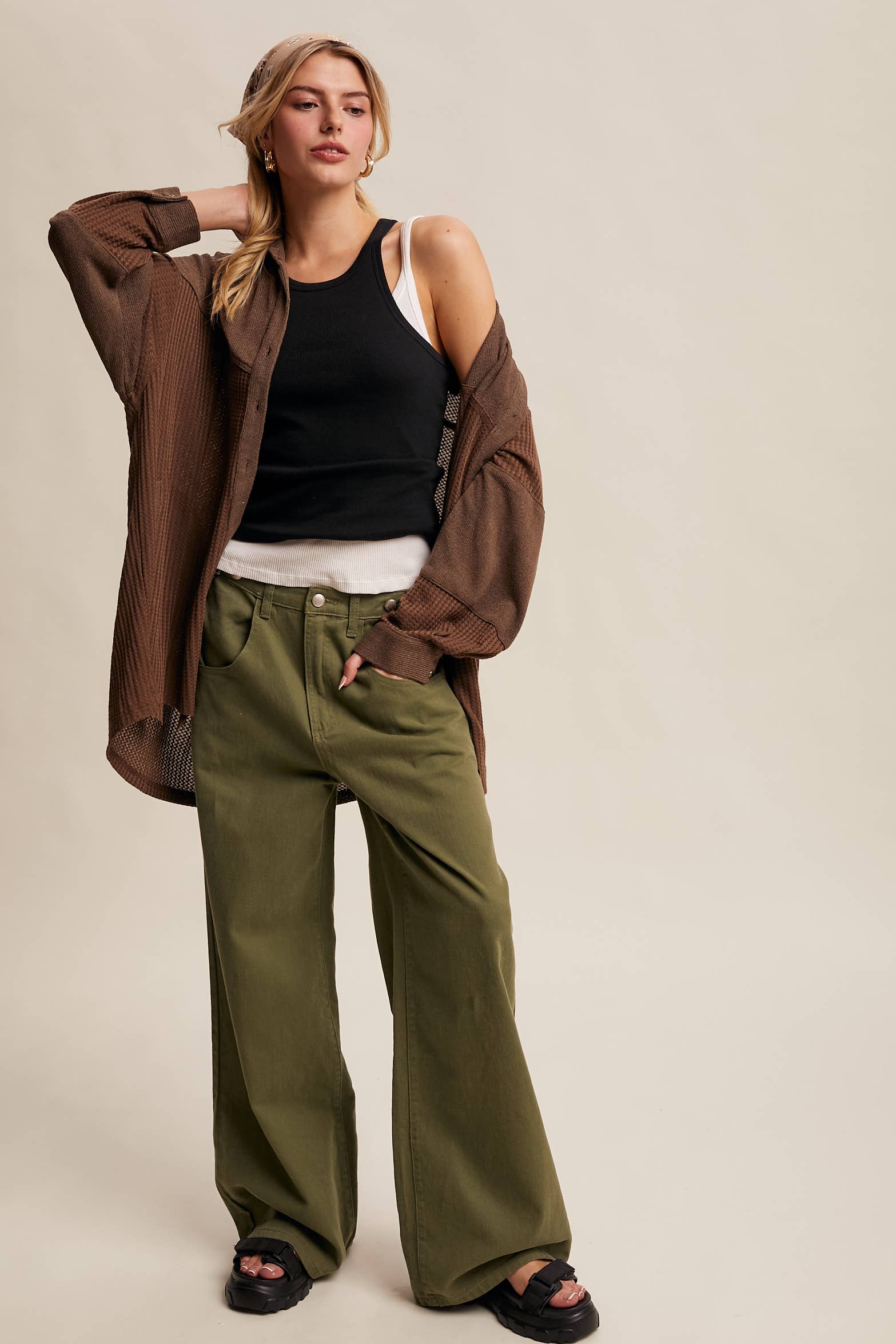 Listicle - Venta al por mayor Vaqueros - Mujer - Pantalones vaqueros de pierna ancha de colores8