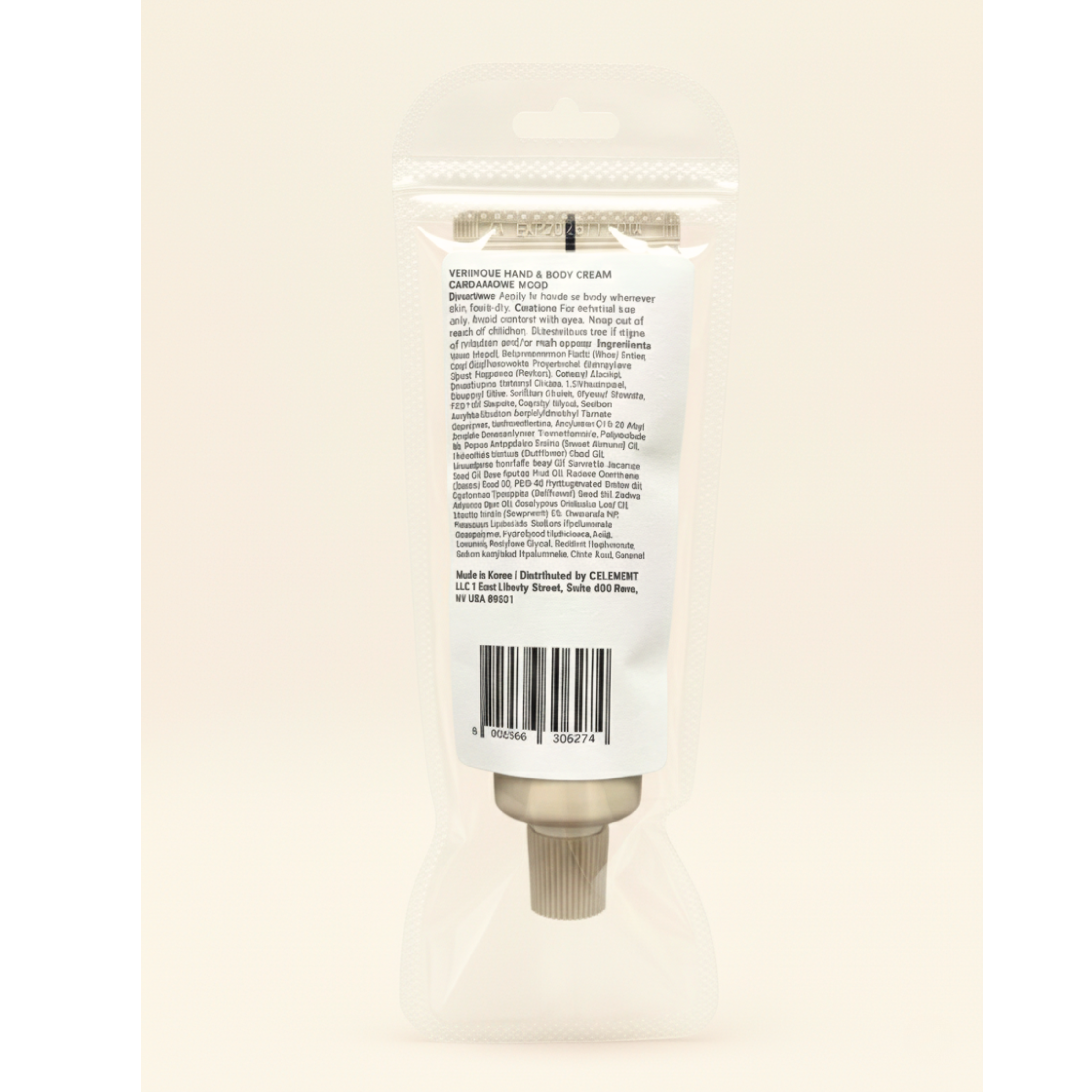 CELEMENT /IN YOUR GLOW - Wholesale Hand Cream/Lotion - Perfumed Moisturizing Hand & Body Cream in Transparent Pouch1