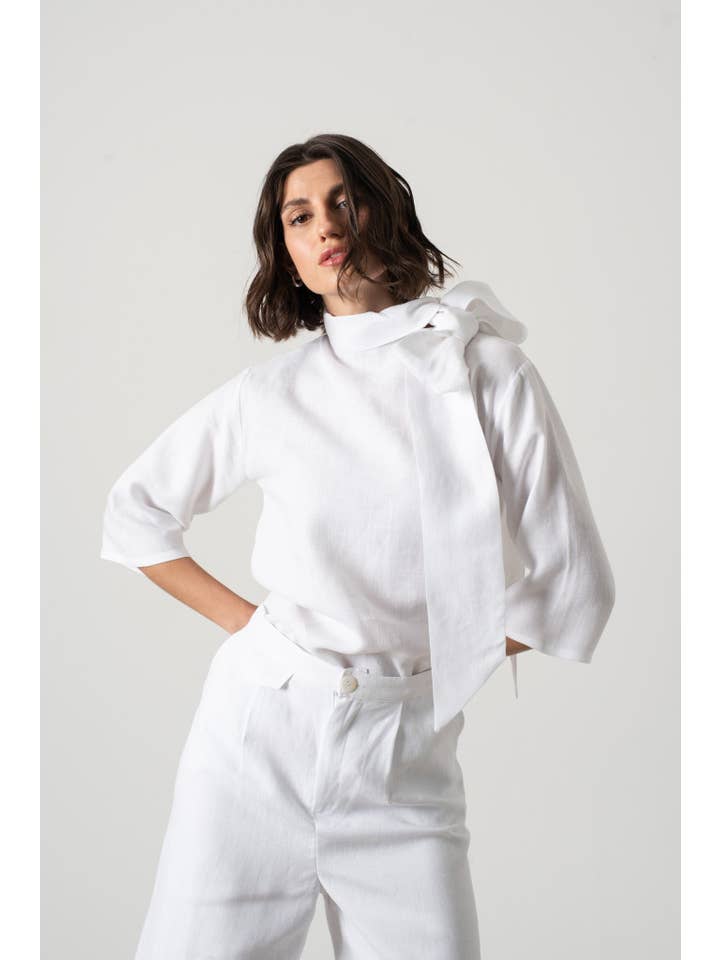 LUXMII - Wholesale Shorts – Women’s - Jager Bermuda Shorts White6