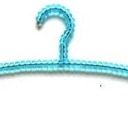 Beaded Hangers - Turquoise for wholesale by Only Hangers