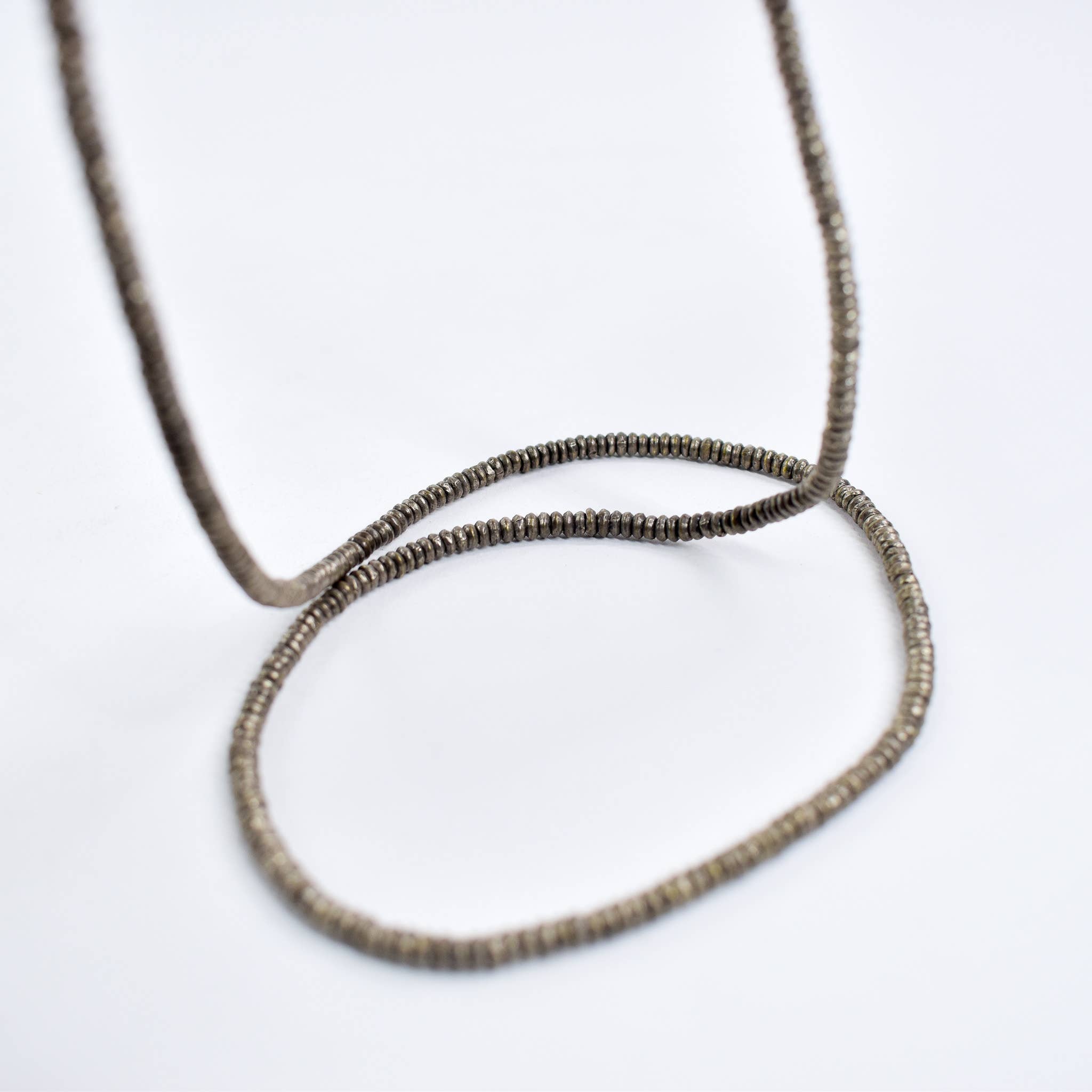 Africa Direct - Wholesale Beads - Silver Metal Heishi Beads Ethiopia6