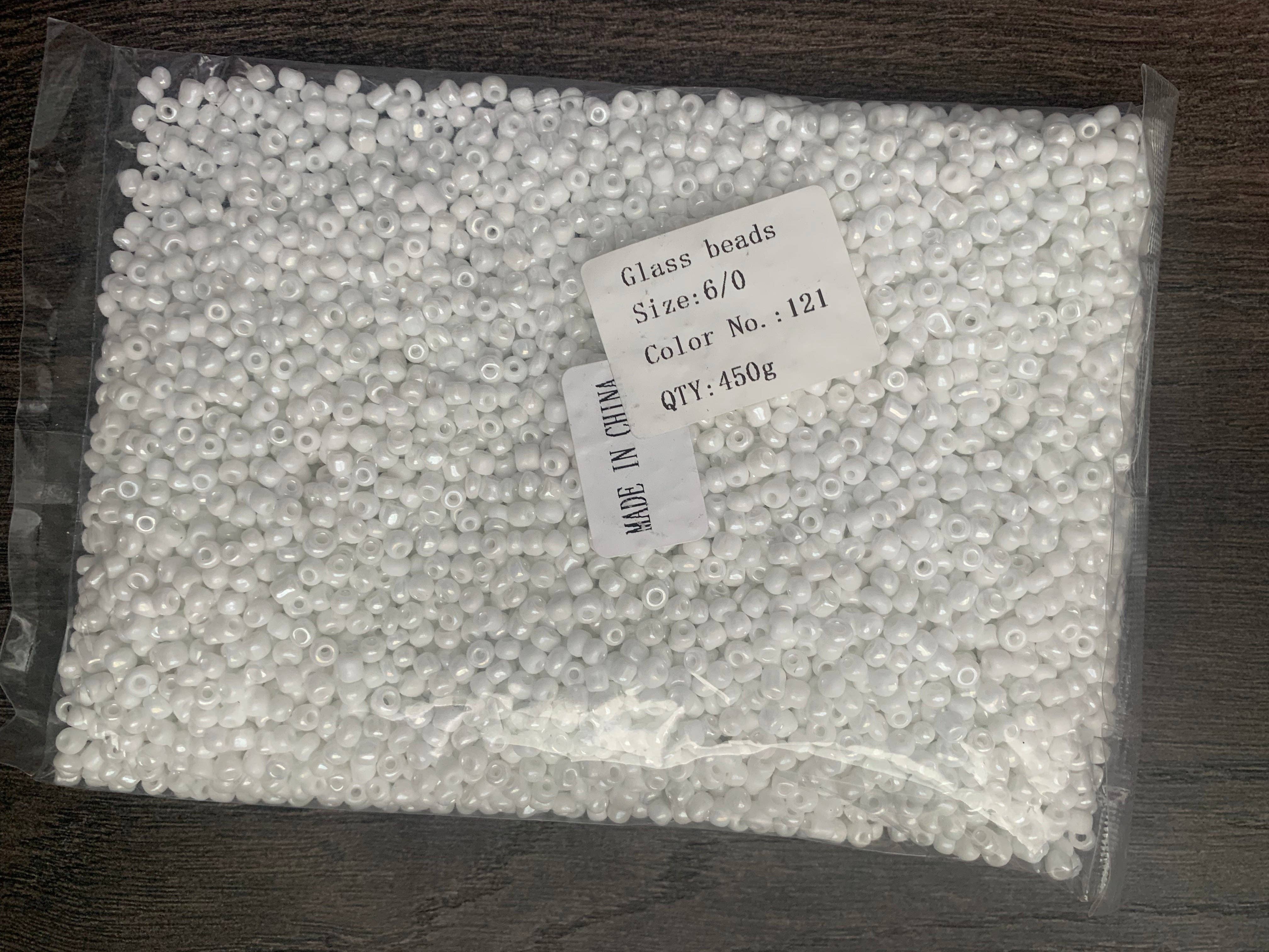 MaddieMayShop - Wholesale Beads - 6/0 Seed Beads~  Glass Beads 450 Grams, Seed Beads Bulk2