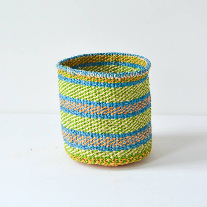 Crafts by Solid - Wholesale Basket - Handwoven Sisal Baskets - Colourful hues - XXS - XXL56
