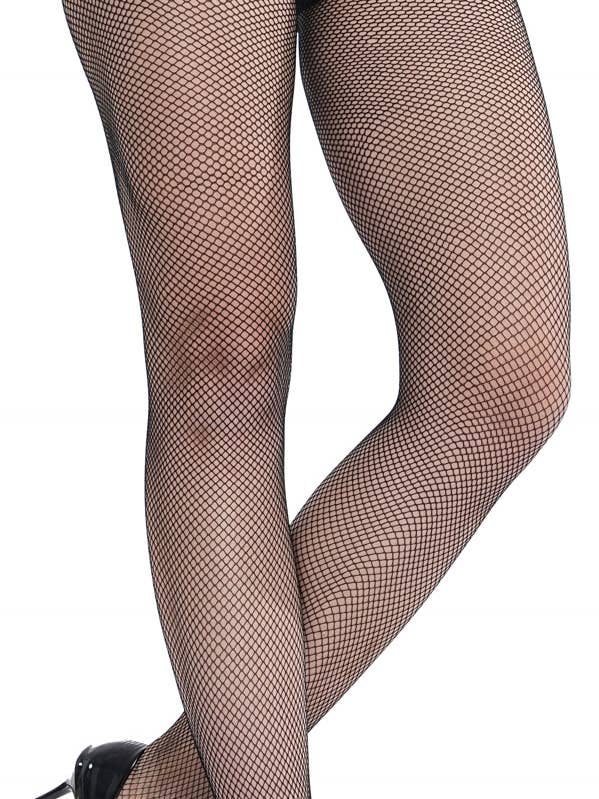 KBW Global Corp. - Wholesale Tights - Women's - Classic Black Fishnet Tights0