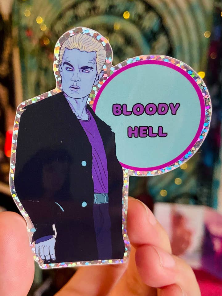 Sticker voor Spike waterfles „Bloody Hell” voor wholesale door Haunted Fembot