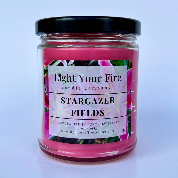 Light Your Fire Candle Co - Wholesale Jar/Filled Candle - Stargazer Fields Candle0