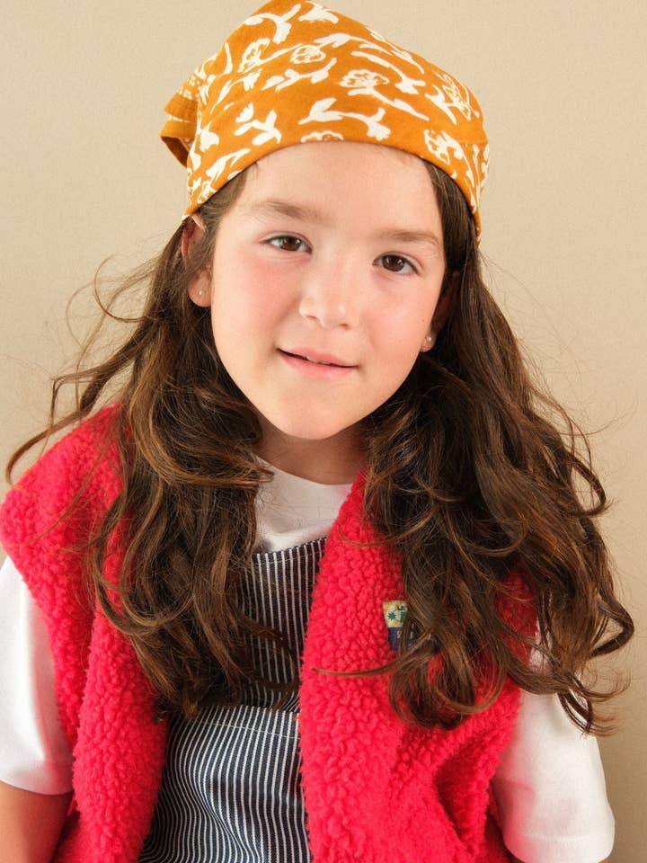 Lenço crianças Mumbai Açafrão por atacado de SO FAMILY