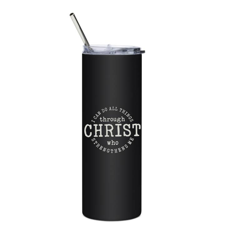 Love Ann Joy Apparel, LLC - Wholesale Insulated Mug/Tumbler - I Can Do All Things Through Christ Insulated Tumbler1