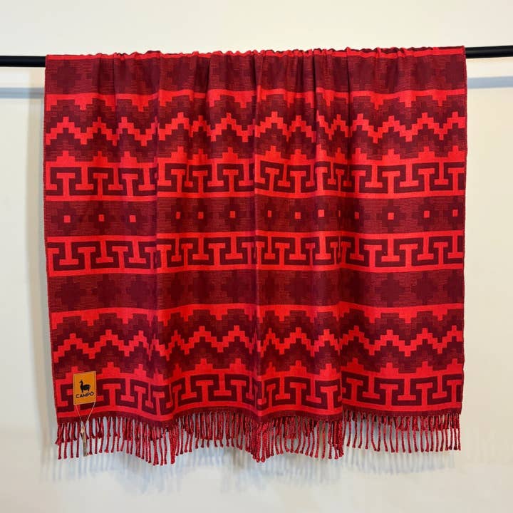 Nazca Alpaca Throw Blanket for wholesale by Campo Alpaca
