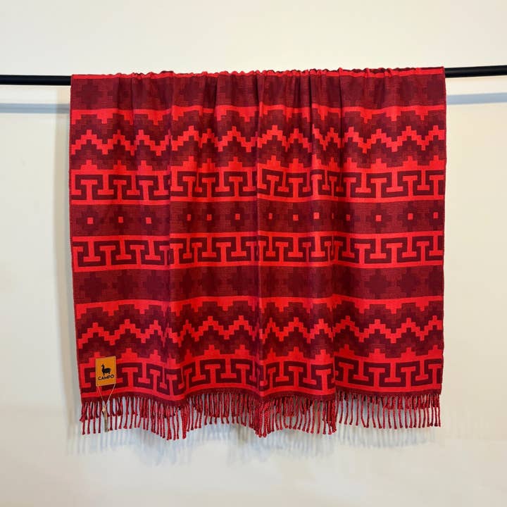 Nazca Alpaca Throw Blanket for wholesale by Campo Alpaca