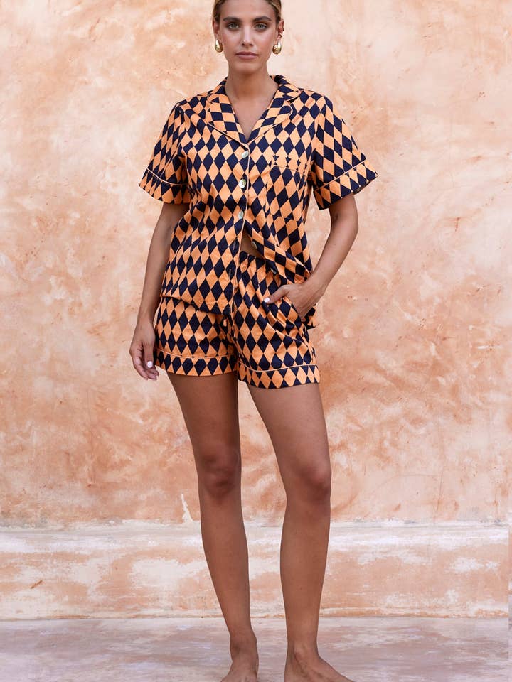 Diamond Short Set for wholesale by The Night Store