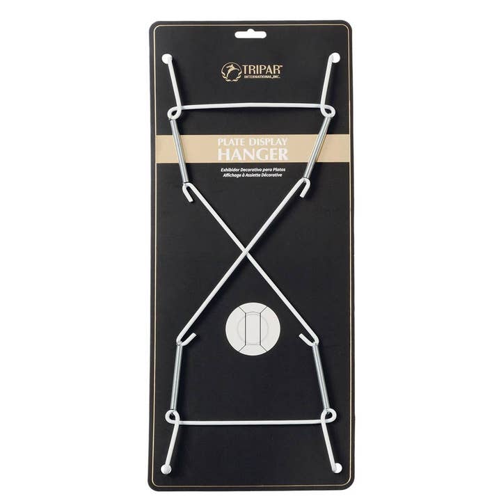 Tripar International - Wholesale Wall Hook - White Super Plate Wire Hangers
