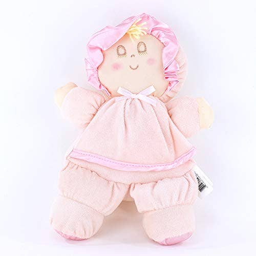 Genius Babies - Wholesale Doll - Kids - Genius Baby Toys Classic So-Soft Baby Girl Doll Lovey, 11", Pink