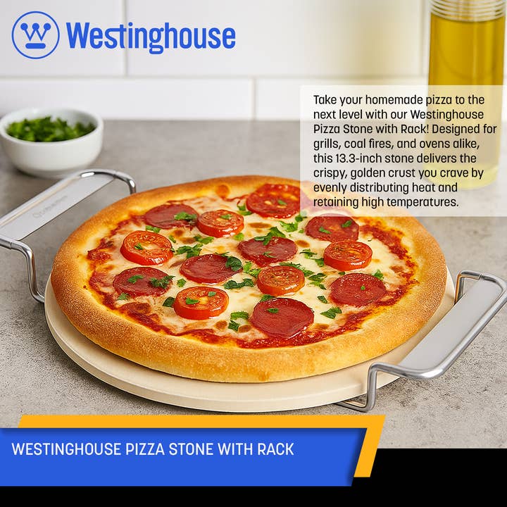 Westinghouse - Wholesale Pizza Board - Westinghouse Pizza Stone with Rack3