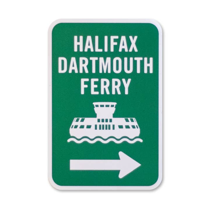 Autocollant ferry Halifax-Dartmouth pour la vente par Inkwell Originals