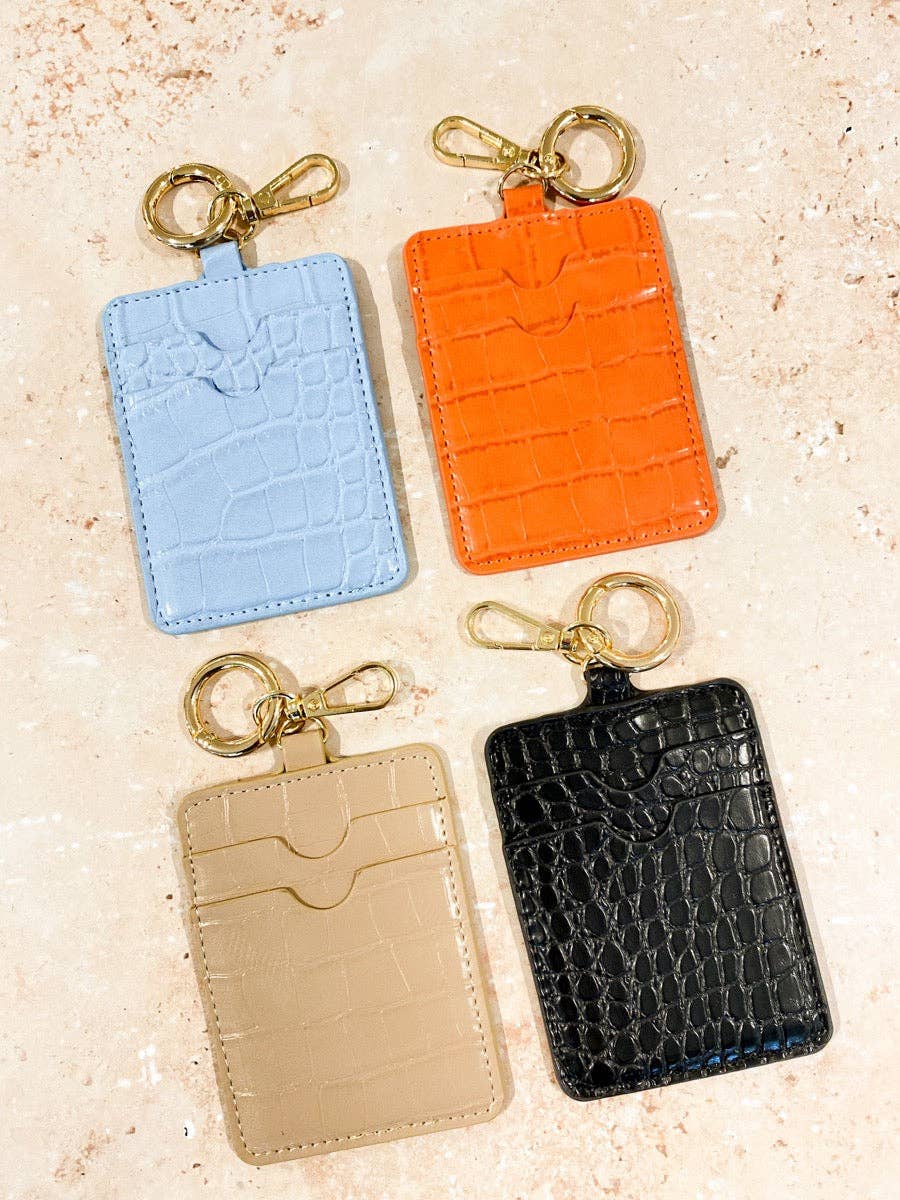 Angels Whisper Accessories - Wholesale Card holder – women's - Croc Keyring Card Holder28