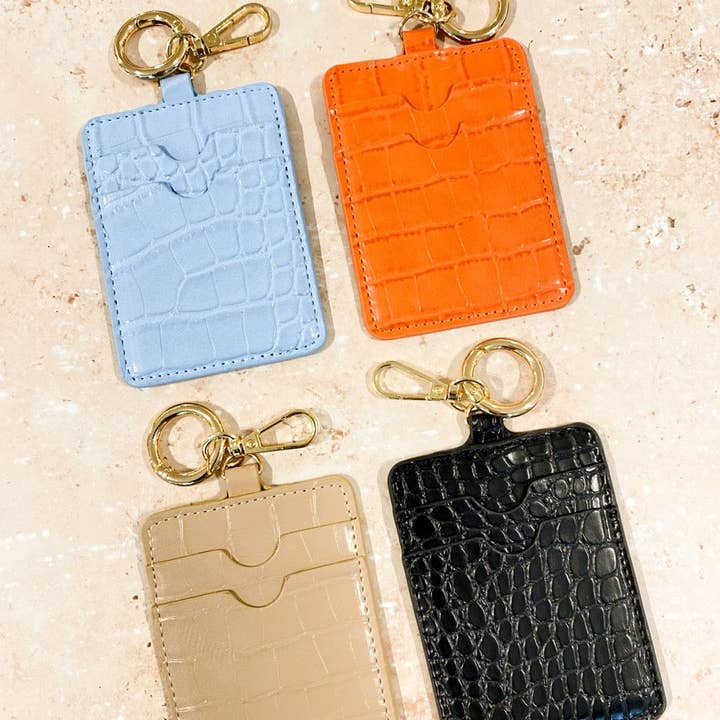 Angels Whisper Accessories - Wholesale Card holder – women's - Croc Keyring Card Holder28