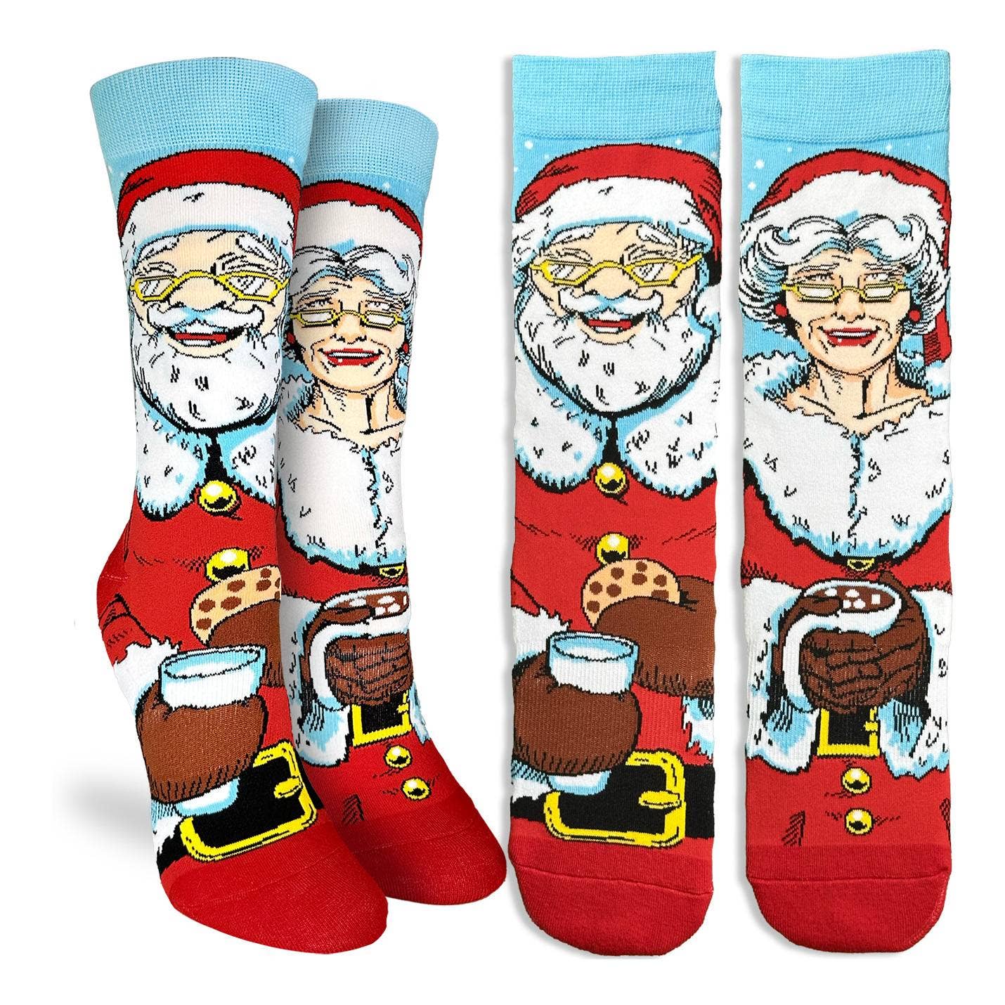 Good Luck Sock – Engroshandel Strømper - Dame – Julemanden og fru Claus julesokker til kvinder0