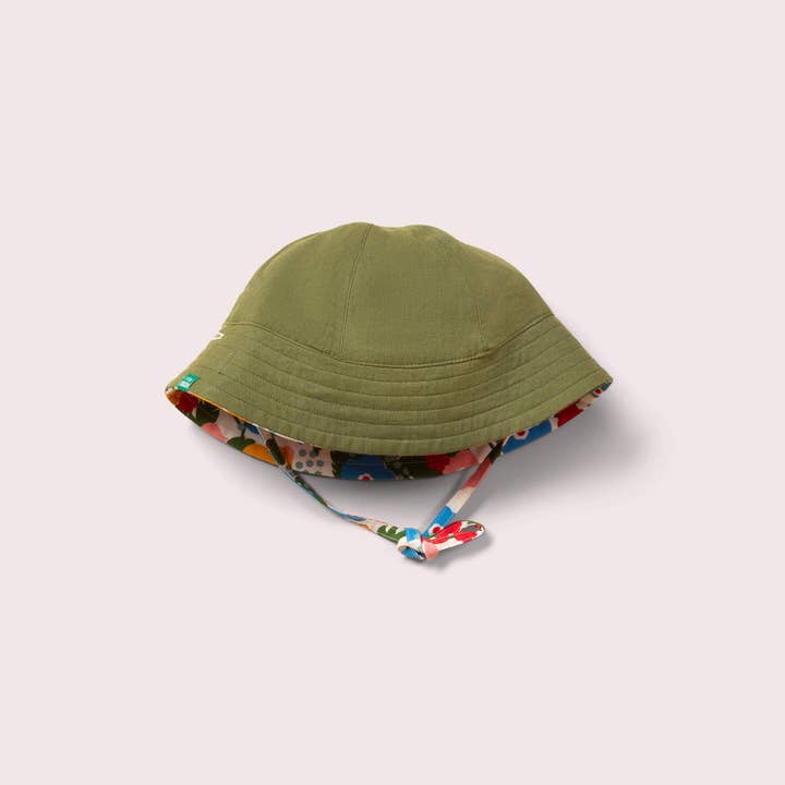 Flora And Fauna Reversible Sunhat for wholesale on Faire