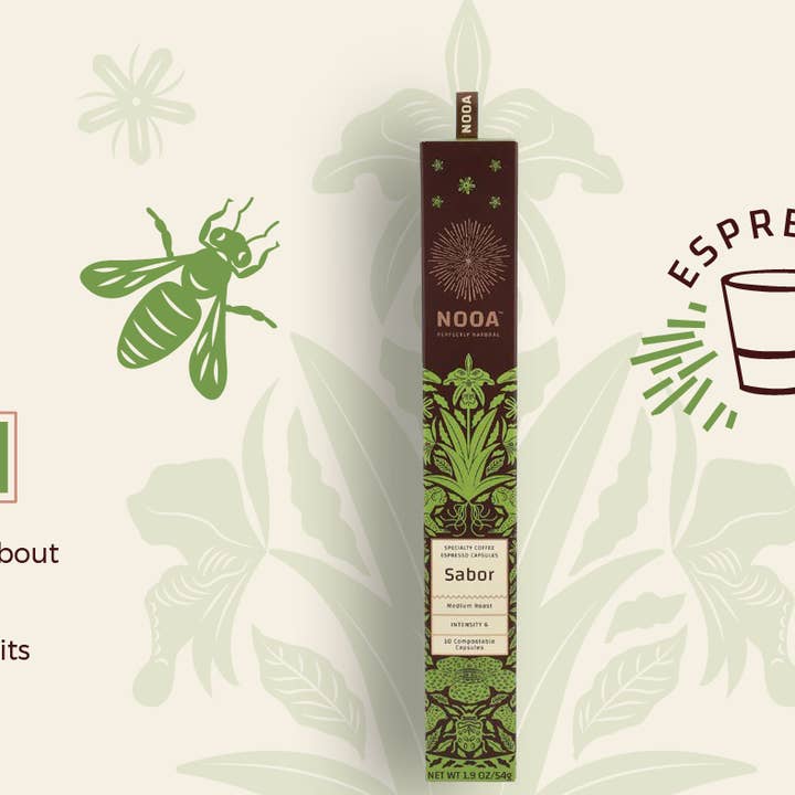 NOOA - Wholesale Ground Coffee - Sabor - Home Compostable Specialty Coffee Capsules0