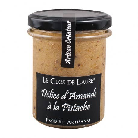 Amandelgenot met pistache voor wholesale door Le Clos de Laure