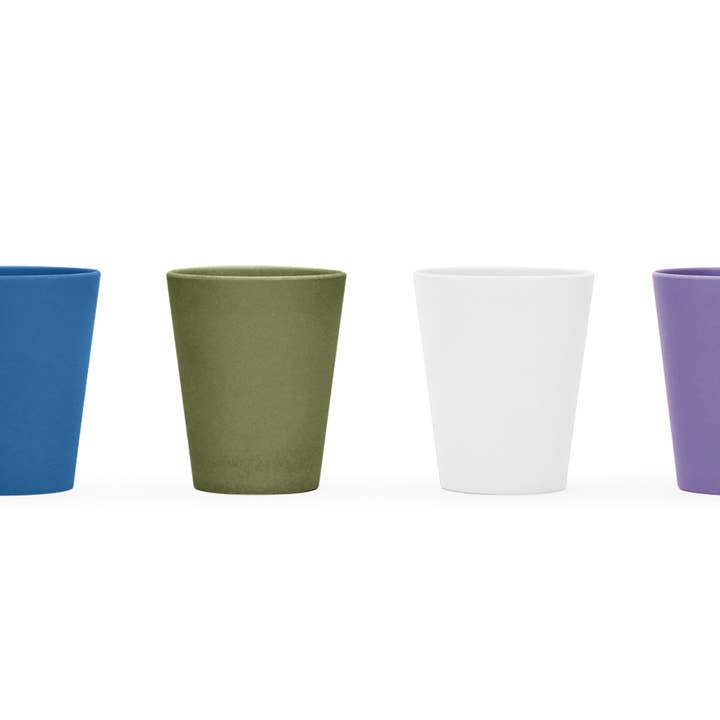 Red Rover Kids Bamboo Cups, Set of 4, 3" x 3" x 3.75" for wholesale by Fox Run Brands