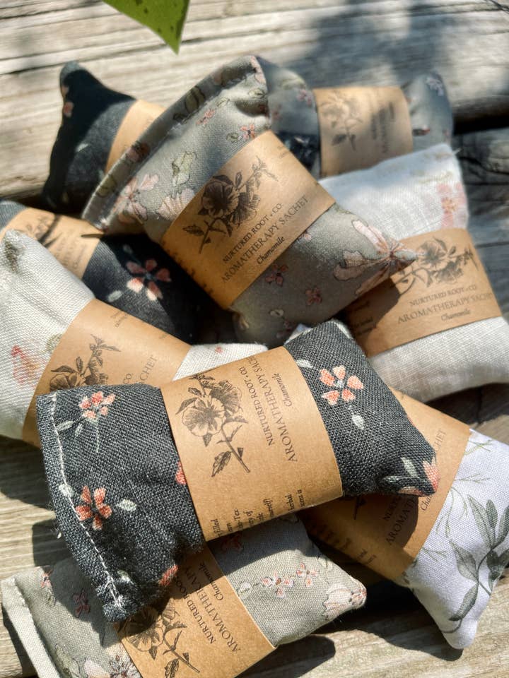 Aromatherapy Sachet for wholesale by Nurtured Root + Co.