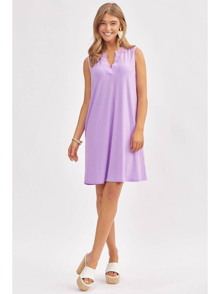 Dear Scarlett - Wholesale Dress - Women's - Elegant Solid Colored Dress
