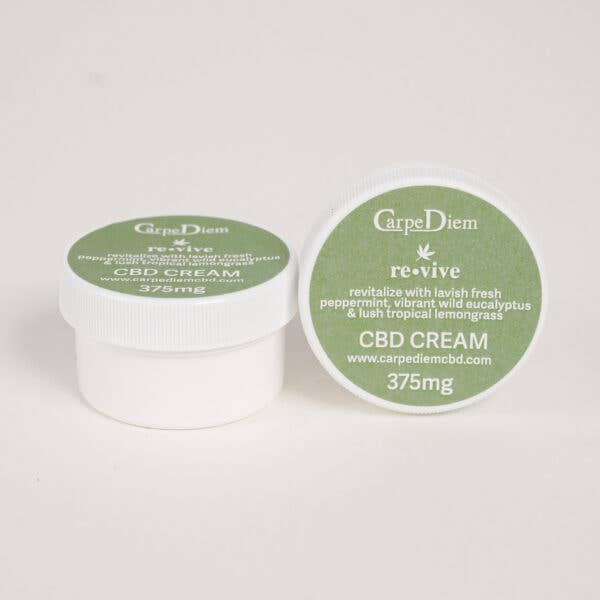 Spa Revive CBD Cream - 375mg - Backbar Spa Massage Ready for wholesale by Carpe Diem CBD