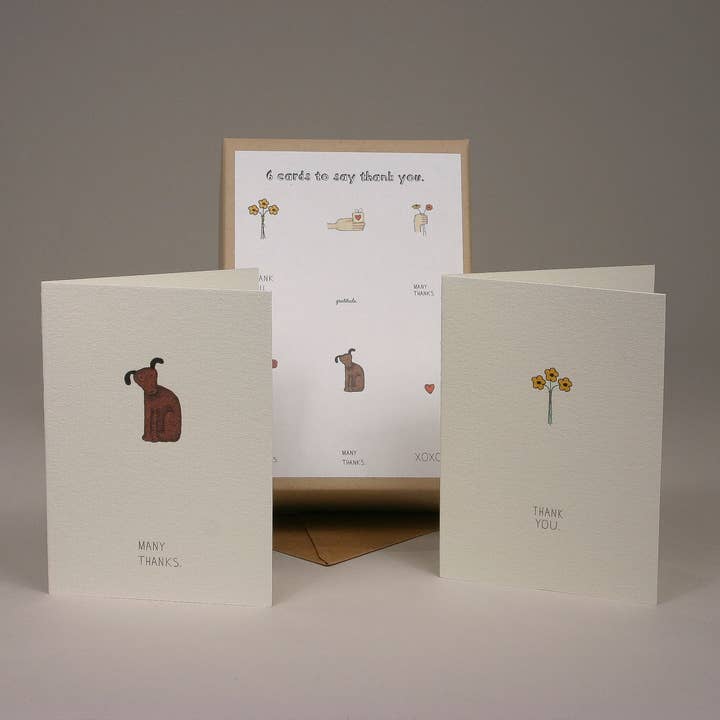 Six Tiny Cards To Express Your Gratitude- Boxed Cards. for wholesale by Beth Mueller
