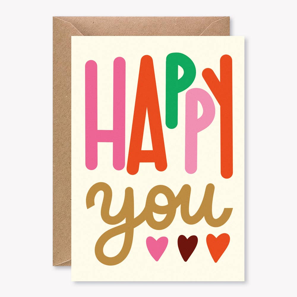 Lulu la nantaise – wholesale Kärlekskort – Happy You - Gratulationskort0