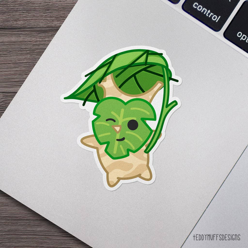 Teddymuffs Designs – wholesale Sticker – Korok Sticker | Legend of Zelda | Link1