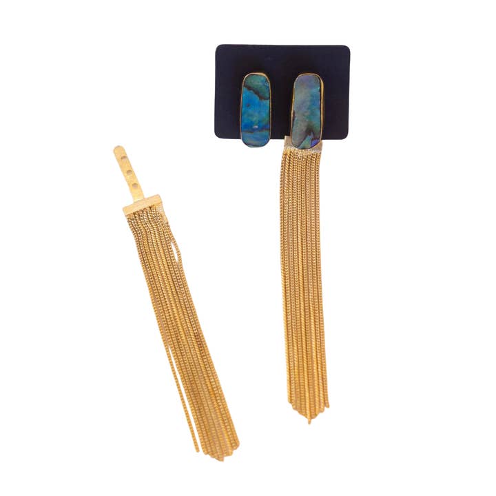Guldtassel (Endast Tassel) Statementörhängen för wholesale av GemAddicted